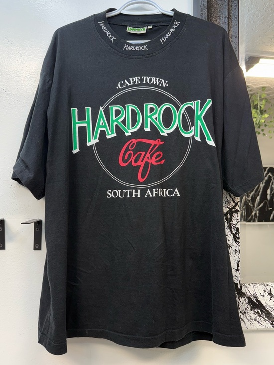 Hard Rock Cafe Other - Hard Rock Cafe South Africa Cape town Tee with Green Logo and White Print